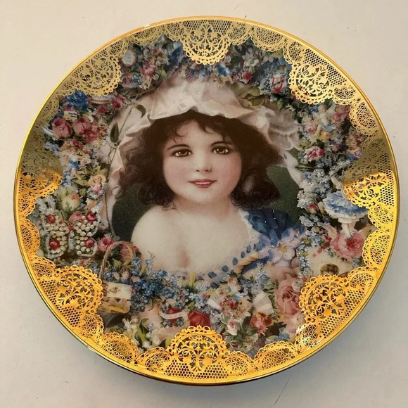 Home Springtime Beauty Decorative Plate Vintage - Picture 1 of 3